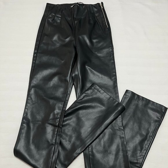 Zara faux leather  skinny pants Size XS - Picture 5 of 10
